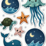Sea Life  - Sticker Sheet v2